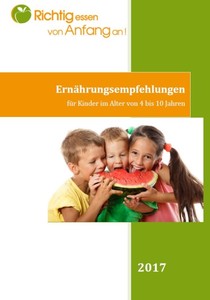Titelbild Ernährungsempfehlungen für Kinder im Alter von 4 bis 10 Jahren