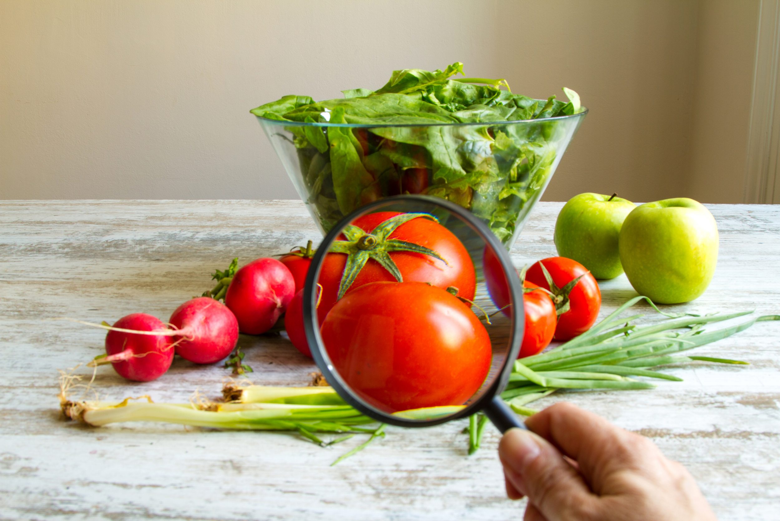 © Shutterstock Analyse von Nahrungsmittel