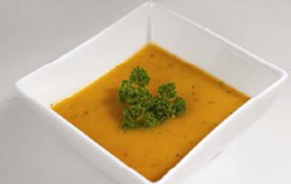 Kürbis-Erdäpfel-Suppe