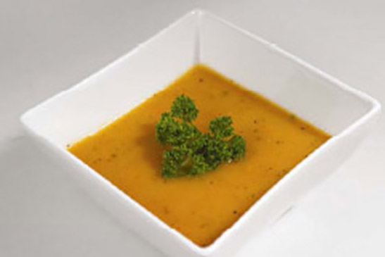 Kürbis-Erdäpfel-Suppe